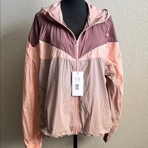 NWT Calme by Johnny Was Women's Colorblock Windbreaker Jacket size L